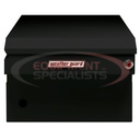 FULL SIZE WIDE SADDLE - STEEL, 14.5 CU FT GLOSS BLACK FINISH