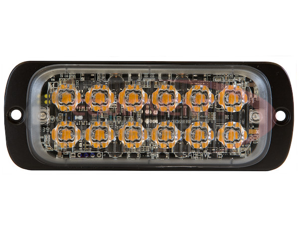 THIN DUAL ROW 4.5 INCH AMBER LED STROBE LIGHT (copy)