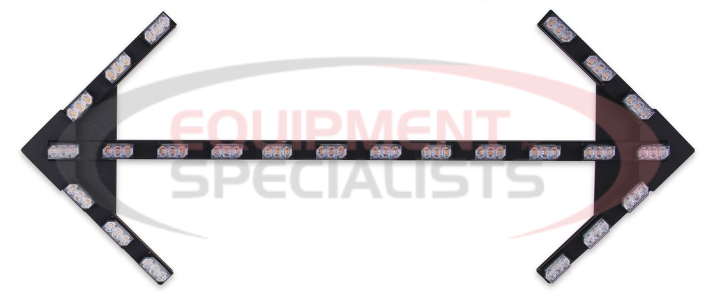 UltraLITE Plus 8 Module Exterior LED Lightbar w/ Universal L-Brackets &amp; 14 ft cable - Amber