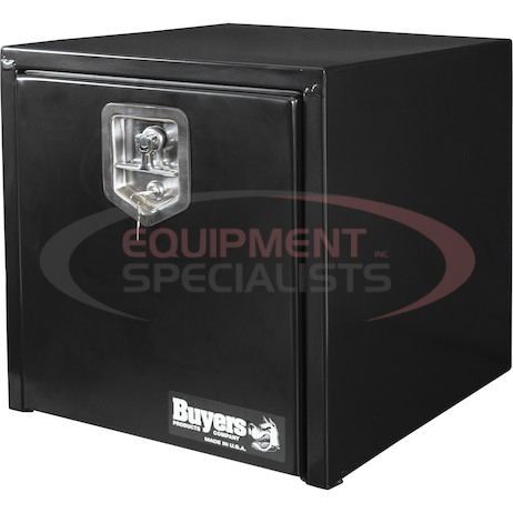 18X18X18 INCH BLACK STEEL UNDERBODY TRUCK BOX