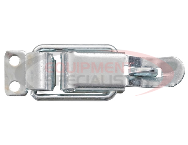 Padlock Eye Pull-Down Catch with Striker - Zinc Plated