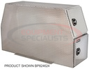 46x24x82 Inch Flat Floor Diamond Tread Aluminum Backpack Truck Box