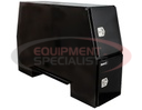 58x24x92 Inch Black Steel Backpack Truck Tool Box - 8.5 Inch Offset Floor