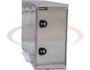 Diamond Tread Aluminum Straight Side Backpack Truck Tool Box - Compression Latch