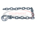 3/8x42 Inch Class 4 Trailer Safety Chain With 1-Clevis Style Slip Hook-43 Proof