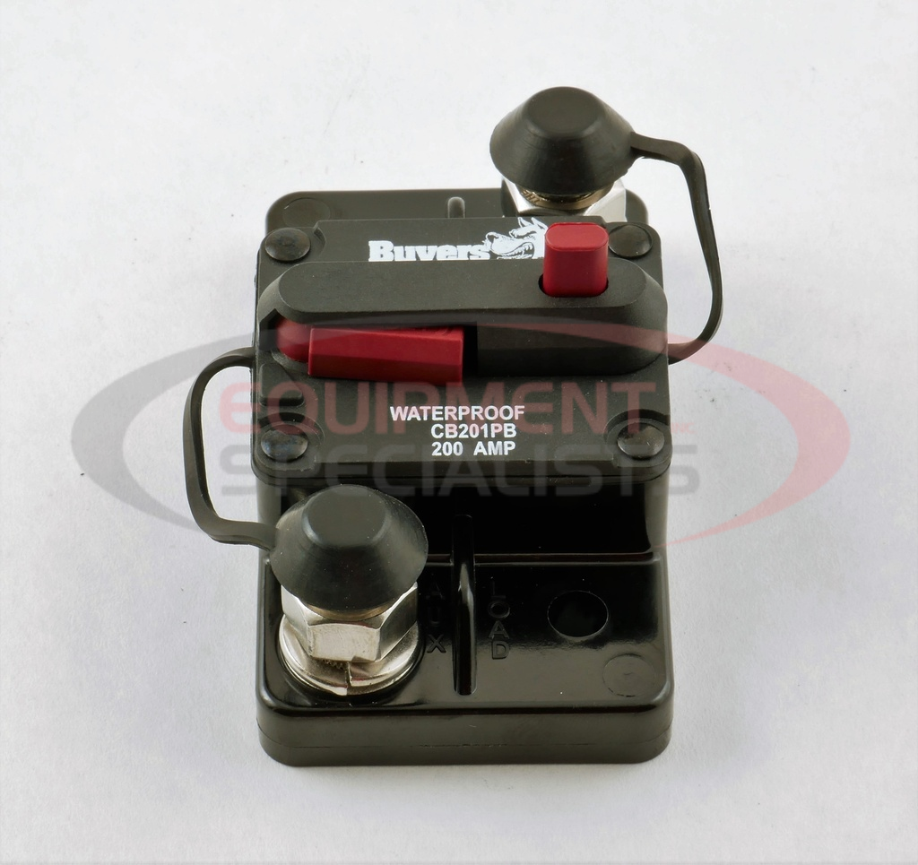 200 Amp Circuit Breaker With Manual Push-to-Trip Reset With Large Frame