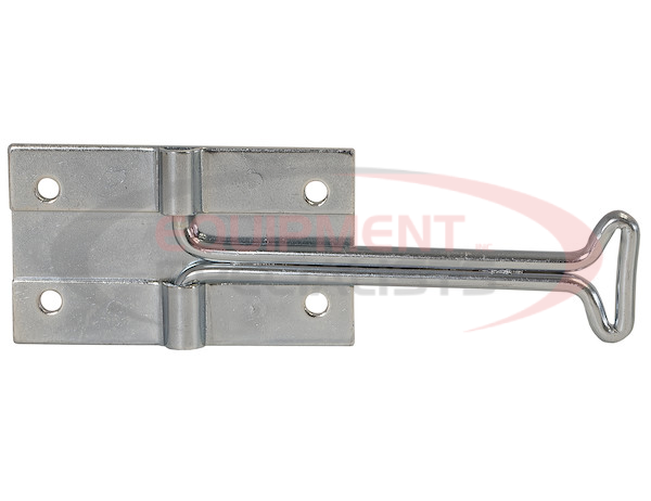 4 Inch Door Hold Back, Hook Only - Zinc Plated
