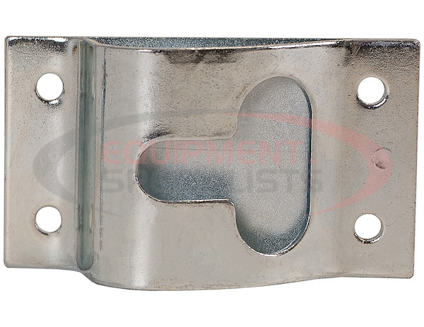 4 Inch Door Hold Back, Keeper Only - Zinc Plated