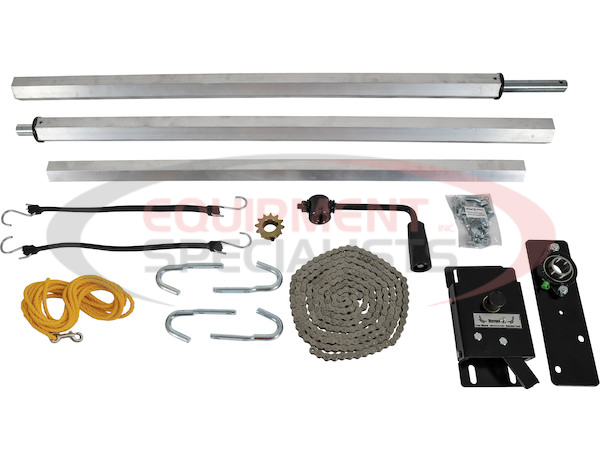 Ground Level Tarp Crank