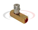 1/4 Inch NPT Brass Flow Control Valve