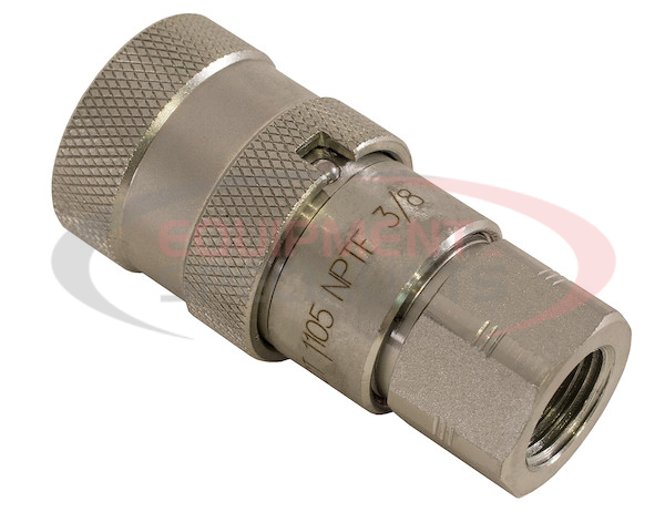 1/2 Inch Female Flush-Face Coupler With 3/4 Inch NPT Port