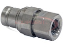 3/8 Inch Male Flush-Face Coupler With 3/8 Inch NPT Port