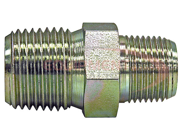 Hex Nipple 1/4 Inch Male Pipe Thread To 1/4 Inch Male Pipe Thread