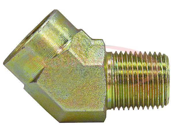 45? Street Elbow 1/4 Inch Male Pipe Thread To 1/4 Inch Female Pipe Thread