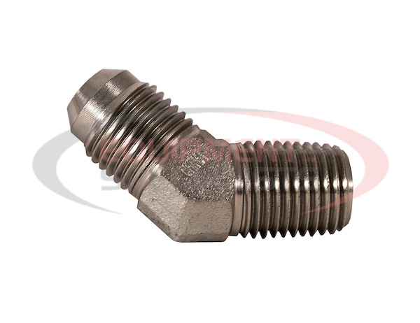 45? Male Elbow 1/2 Inch Tube O.D. To 3/8 Inch Male Pipe Thread