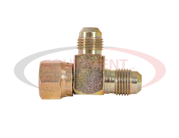 Swivel Nut Run Tee 1/2 Inch Tube O.D.