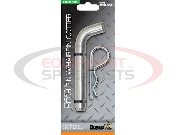 5/8 X 4.0 INCH CLEAR ZINC HITCH PIN WITH COTTER