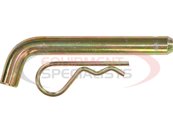 5/8 x 3.8 Inch Yellow Zinc Heavy-Duty Hitch Pin with Cotter - Fits 2-1/2 Inch Receivers