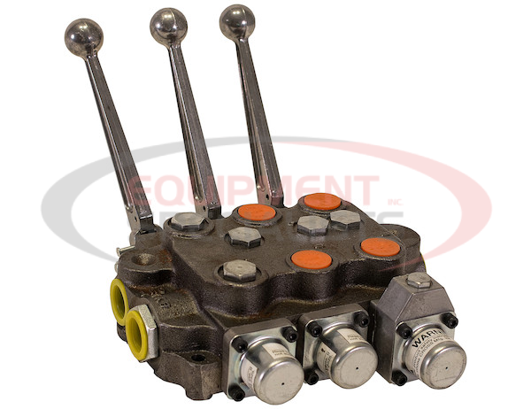 3 Spool Directional Control Valve 3-Way Detent In/4-way Spring Center/4-Way/PB