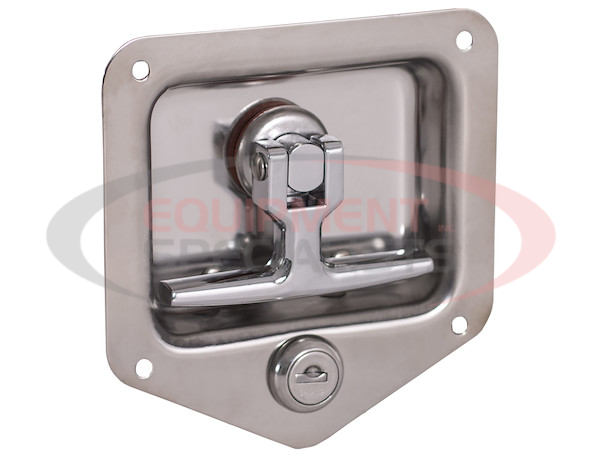 Stainless Steel Flush Mount 2-Point T-handle latch kit