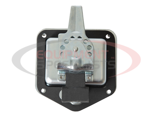 Zinc Plated Steel Flush Mount Single Point T-Handle Latch Assembly with Mounting Holes