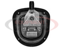 Die-Cast Flush-Mount Compression Latch with lock cylinder, key set, and gasket