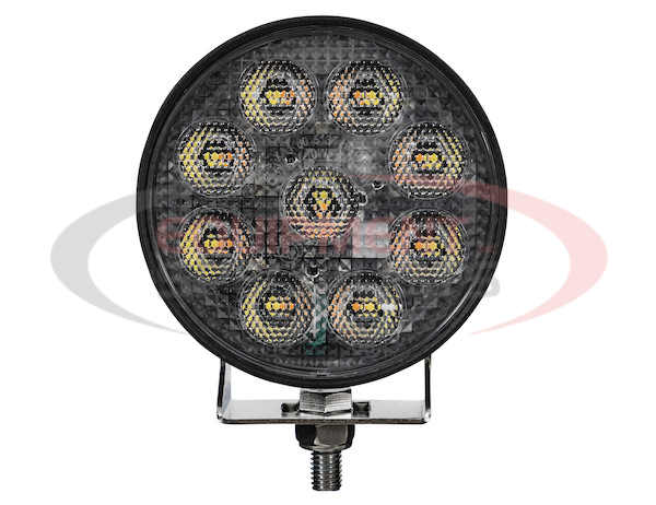 Ultra Bright 4.5 Inch Wide LED Flood Light with Strobe - Round Lens