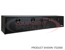 18x16x72 Textured Matte Black Diamond Tread Aluminum Topsider Truck Box