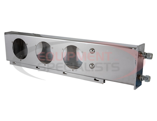 30 Inch Stainless Steel Light Boxes with Mudflap Mounts - Complete Kit (Includes Driver and Passenger Side Boxes)