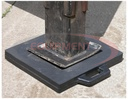 Rubber Outrigger Pad 24 x 24 x 2 Inch