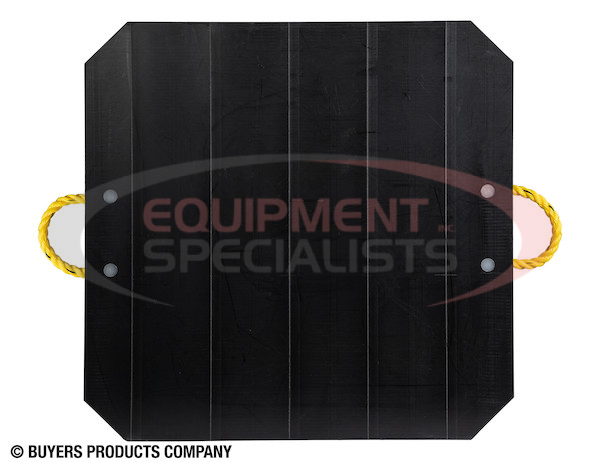 ULTRA HIGH DENSITY POLY OUTRIGGER PAD WITH SQUARE RECESS - 30 X 30 X 2 INCH