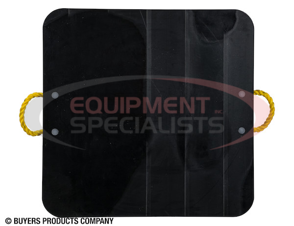 Ultra High Density Poly Outrigger Pad with Recessed Radius - 30 x 30 x 2 Inch