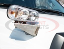 Stainless Steel Truck Hood Light Brackets For Use With Single Stud Plow Lights