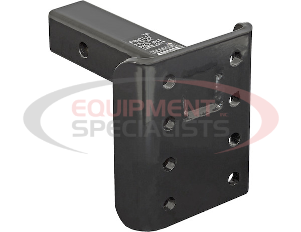 2 Inch Pintle Hitch Mounting Plate - 6 Position, 14.5 Inch Shank