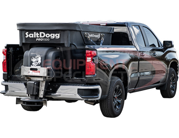 SaltDogg? PRO1500 1.5 Cubic Yard Electric Poly Hopper Spreader - Conveyor Chain