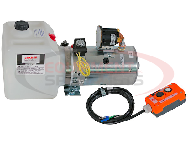 3-Way DC Power Unit with 1.5 Gallon Steel Reservoir and Electric Controls