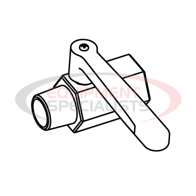 VALVE-CHROME, 1/2 [N90FML12]