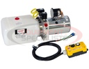 4-Way DC Power Unit-Electric Controls Horizontal 0.75 Gallon Poly Reservoir