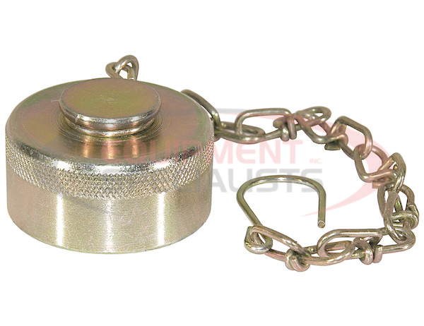 STEEL DUST CAP WITH CHAIN FOR 3/4 INCH NPT COUPLER