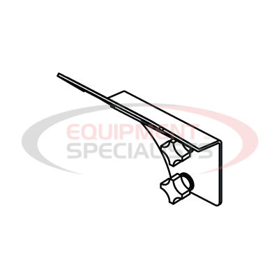 ASM, CABLE BRACKET W/DECAL, SR SS HOPPER