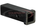 2 Inch Plain Receiver Tube - 8 Inch Shank