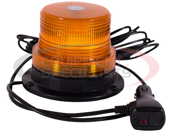 Class 1 5 Inch Wide Amber LED Beacon