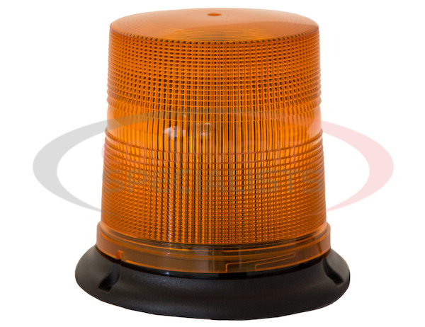 6.5 INCH BY 6.5 INCH AMBER LED BEACON LIGHT WITH TALL LENS