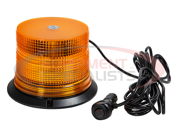 6.5 Inch by 5 Inch Amber LED Beacon Light