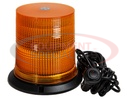 6.5 Inch by 6.5 Inch Amber LED Beacon Light With Tall Lens