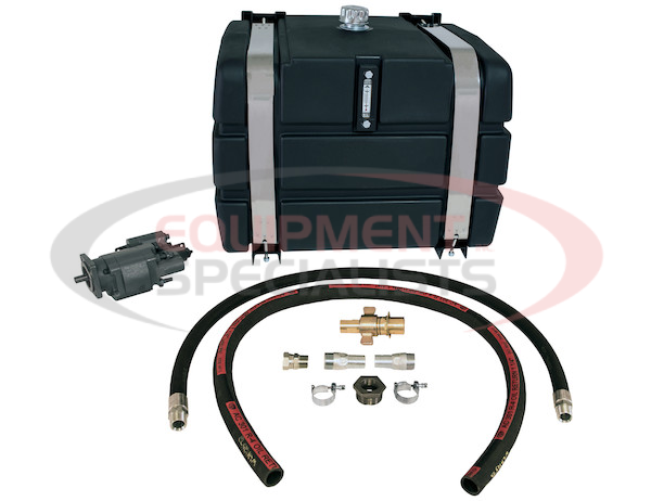50 Gallon Side-Mount Reservoir/Direct Mount Pump Wetline Kit CW With Poly Tank