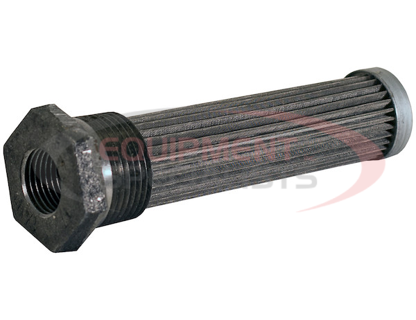 Thru-Wall Sump Strainer 1-1/2 Inch NPT Male Thread To 1 Inch NPT Port Thread with Zinc-Plated Bushing