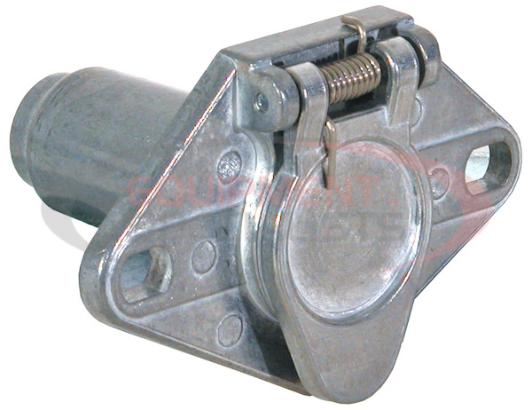 6-Way Die Cast Metal Trailer Connector - Truck Side
