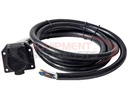 7-Way Truck Side Flat Pin Trailer Connector