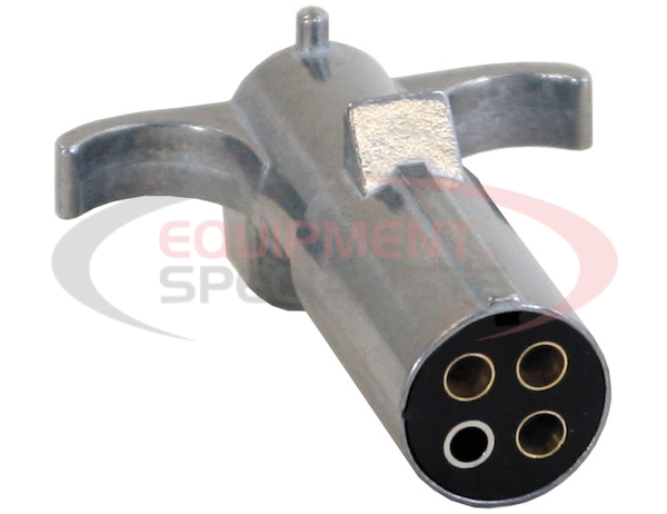 4-Way Die-Cast Metal Trailer Connector - Trailer Side